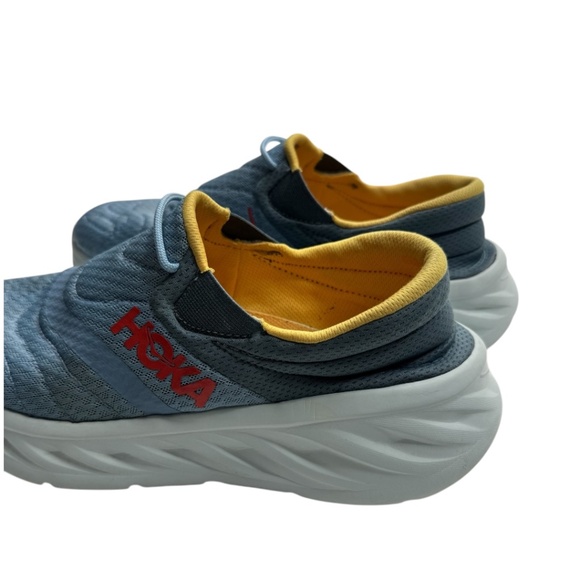 Hoka One One Ora Recovery Shoe 2 Mountain Spring /Goblin Blue Men’s size 10 - Picture 11 of 11